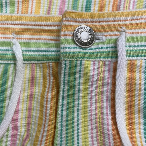 Christopher & Banks Womens Denim Rainbow Drawstring Skirt Skort Whimsical SZ 18W - Picture 11 of 13